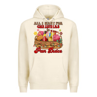 Tofu all i want for christmas is pan dulce Premium Hoodie - MaliasSmallBusiness