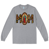 Heather Grey mom Long Sleeve Tee - SublimationCraftShop