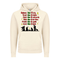 Vintage Artic jesus and family belive like mary Vintage Hoodie - MaliasSmallBusiness