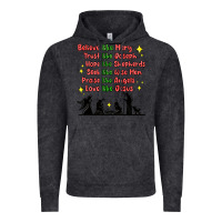 Vintage Black jesus and family belive like mary Vintage Hoodie - MaliasSmallBusiness