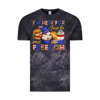 I M Here For Snacks And Freedom Vintage Tee | Teevron