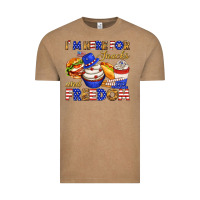 Vintage Coffee i m here for snacks and freedom Vintage Tee - texasbilliewilder