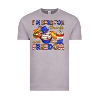 Vintage Zinc i m here for snacks and freedom Vintage Tee - texasbilliewilder