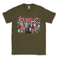 Army Green Race Mom Classic Tee - RacoonDesign