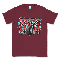 Burgundy Race Mom Classic Tee - RacoonDesign