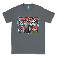 Charcoal Heather Race Mom Classic Tee - RacoonDesign
