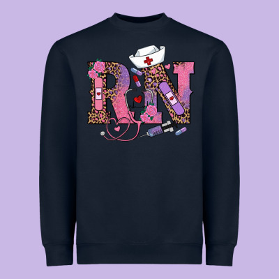 Heavyweight Sweatshirt valentines day rn registered nurse