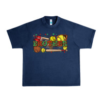 Navy brother softball Urban Heavy Tee - Zillion Design Studio