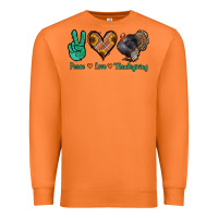 Carrot peace love thanksgiving Premium Sweatshirt - Jasminsmagicworld