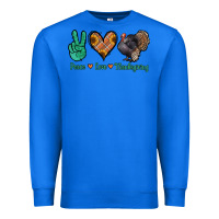 True Royal peace love thanksgiving Premium Sweatshirt - Jasminsmagicworld