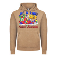 Vintage Coffee be a kind sole autism awareness Vintage Hoodie - MaliasSmallBusiness