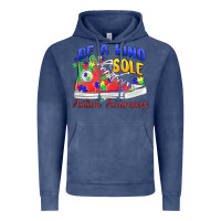 Vintage Denim be a kind sole autism awareness Vintage Hoodie - MaliasSmallBusiness