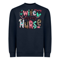 Navy wife mom nurse Heavyweight Sweatshirt - RanaPortraitStore