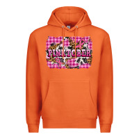 Carrot pinktober with cancer ribbon Premium Hoodie - AdoDesignShop