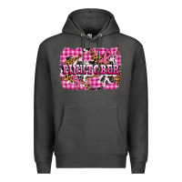 Charcoal Heather pinktober with cancer ribbon Premium Hoodie - AdoDesignShop