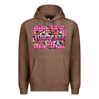 Chestnut pinktober with cancer ribbon Premium Hoodie - AdoDesignShop