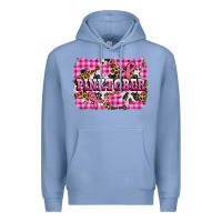 Colony Blue pinktober with cancer ribbon Premium Hoodie - AdoDesignShop
