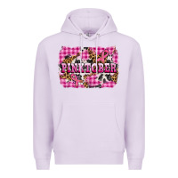 Lilac pinktober with cancer ribbon Premium Hoodie - AdoDesignShop