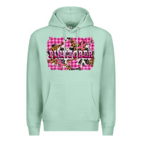 Seafoam pinktober with cancer ribbon Premium Hoodie - AdoDesignShop