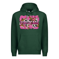 Sports Green pinktober with cancer ribbon Premium Hoodie - AdoDesignShop
