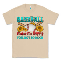 Mushroom baseball makes me happy you, not so much Classic Tee - HRA Design Shop