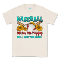 Natural baseball makes me happy you, not so much Classic Tee - HRA Design Shop