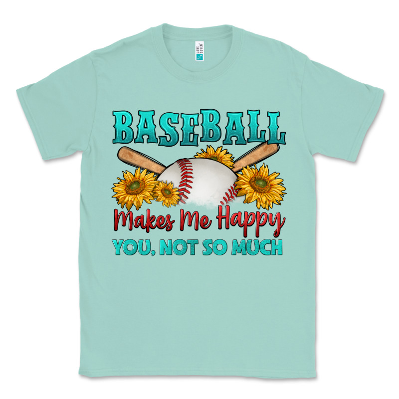 Baseball Makes Me Happy You, Not So Much Classic Tee by HRA Design Shop | Teevron