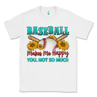 White baseball makes me happy you, not so much Classic Tee - HRA Design Shop