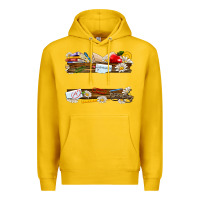 Lemon floral teacher custom name Premium Hoodie - NancyCooperArtShop