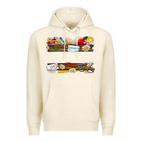 Tofu floral teacher custom name Premium Hoodie - NancyCooperArtShop
