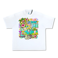 White he dont love me like tequila does Urban Heavy Tee - texasbilliewilder