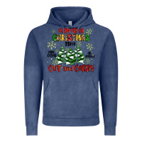 Vintage Denim farm fresh christmas trees Vintage Hoodie - MaliasSmallBusiness