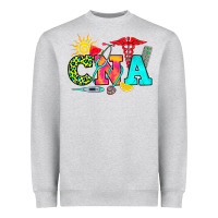 Heather Grey cna summer Heavyweight Sweatshirt - RanaPortraitStore