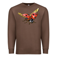 Chestnut Ladybug Flying Premium Sweatshirt - LillyAllenDesigns