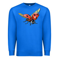 True Royal Ladybug Flying Premium Sweatshirt - LillyAllenDesigns
