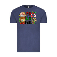 Vintage Denim fa la la la latte Vintage Tee - Zillion Design Studio