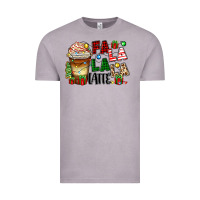 Vintage Zinc fa la la la latte Vintage Tee - Zillion Design Studio