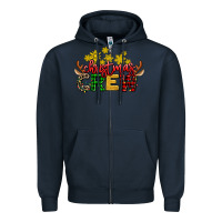 Navy christmas crew Zipper Hoodie - AdoDesignShop