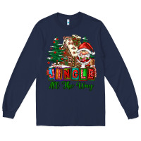 Navy jingle all the way Long Sleeve Tee - FaDigitalArtStudio