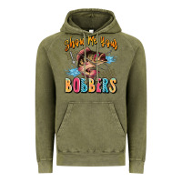 Vintage Olive show me your bobbers Vintage Hoodie - JahusDesignShop