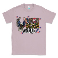 Lilac american woman Classic Tee - CowhideDigitalArt