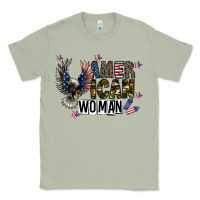 Matcha american woman Classic Tee - CowhideDigitalArt