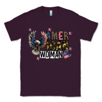 Plum american woman Classic Tee - CowhideDigitalArt