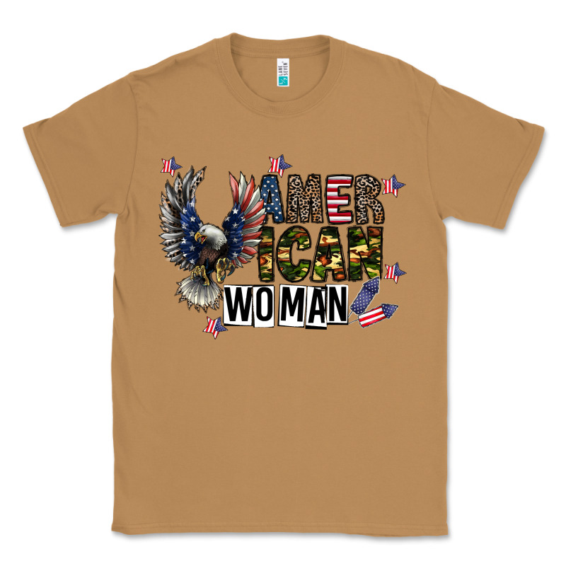 American Woman Classic Tee by CowhideDigitalArt | Teevron