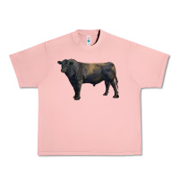 Salmon black angus bull Urban Heavy Tee - RanaPortraitStore