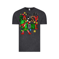 Vintage Black im the sassy one elf Vintage Tee - Zillion Design Studio