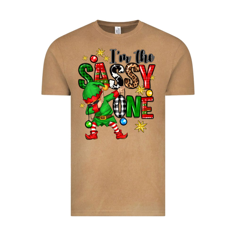 Im The Sassy One Elf Vintage Tee by Zillion Design Studio | Teevron