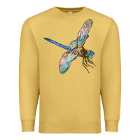 Antique Gold Dragon Fly Premium Sweatshirt - LillyAllenDesigns