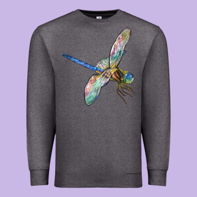 Dragon Fly Premium Sweatshirt Designed By Lillyallendesigns