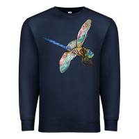 Navy Dragon Fly Premium Sweatshirt - LillyAllenDesigns